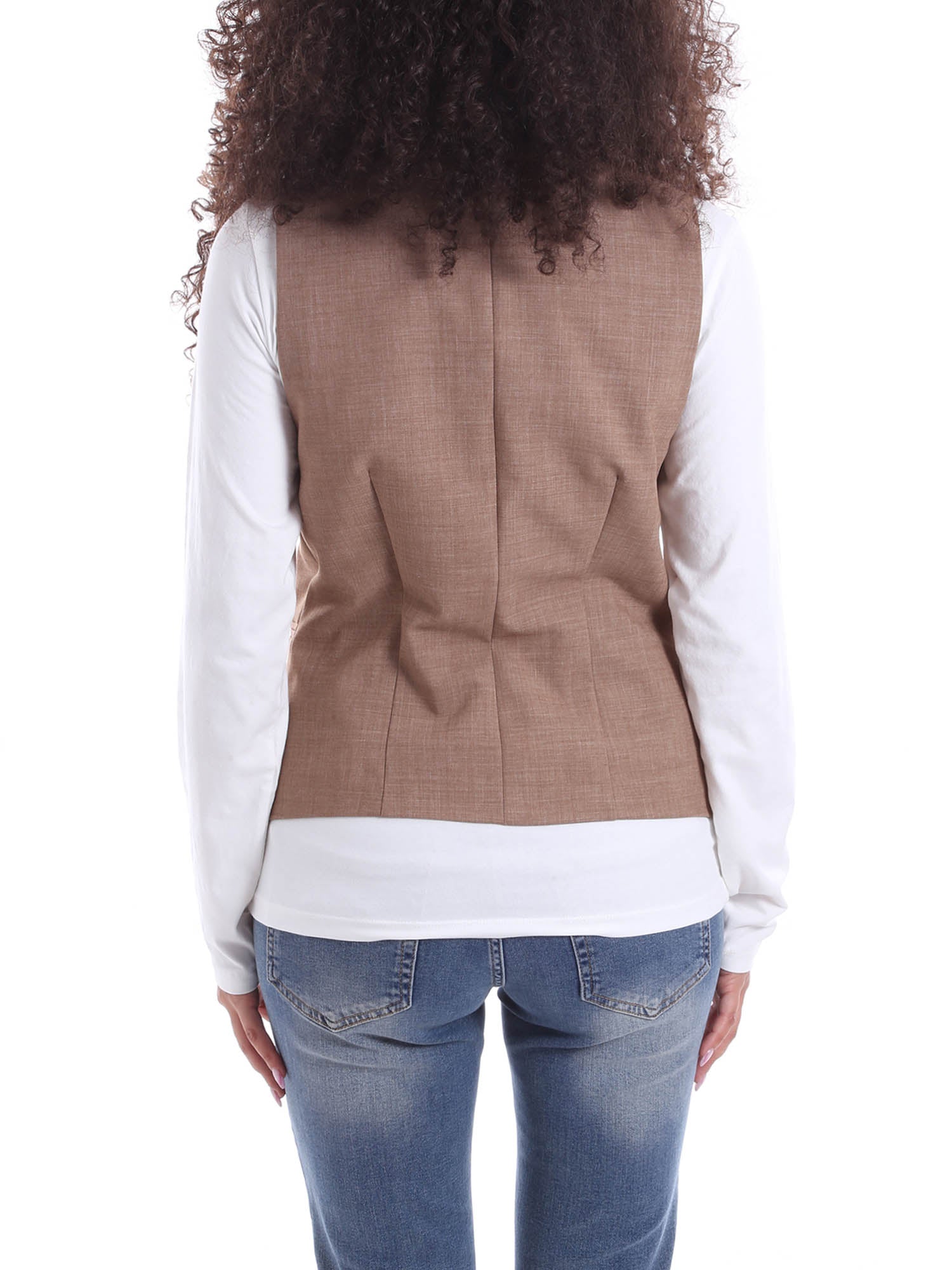 Gilet Marrone Yes-zee