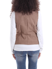 Gilet Marrone Yes-zee