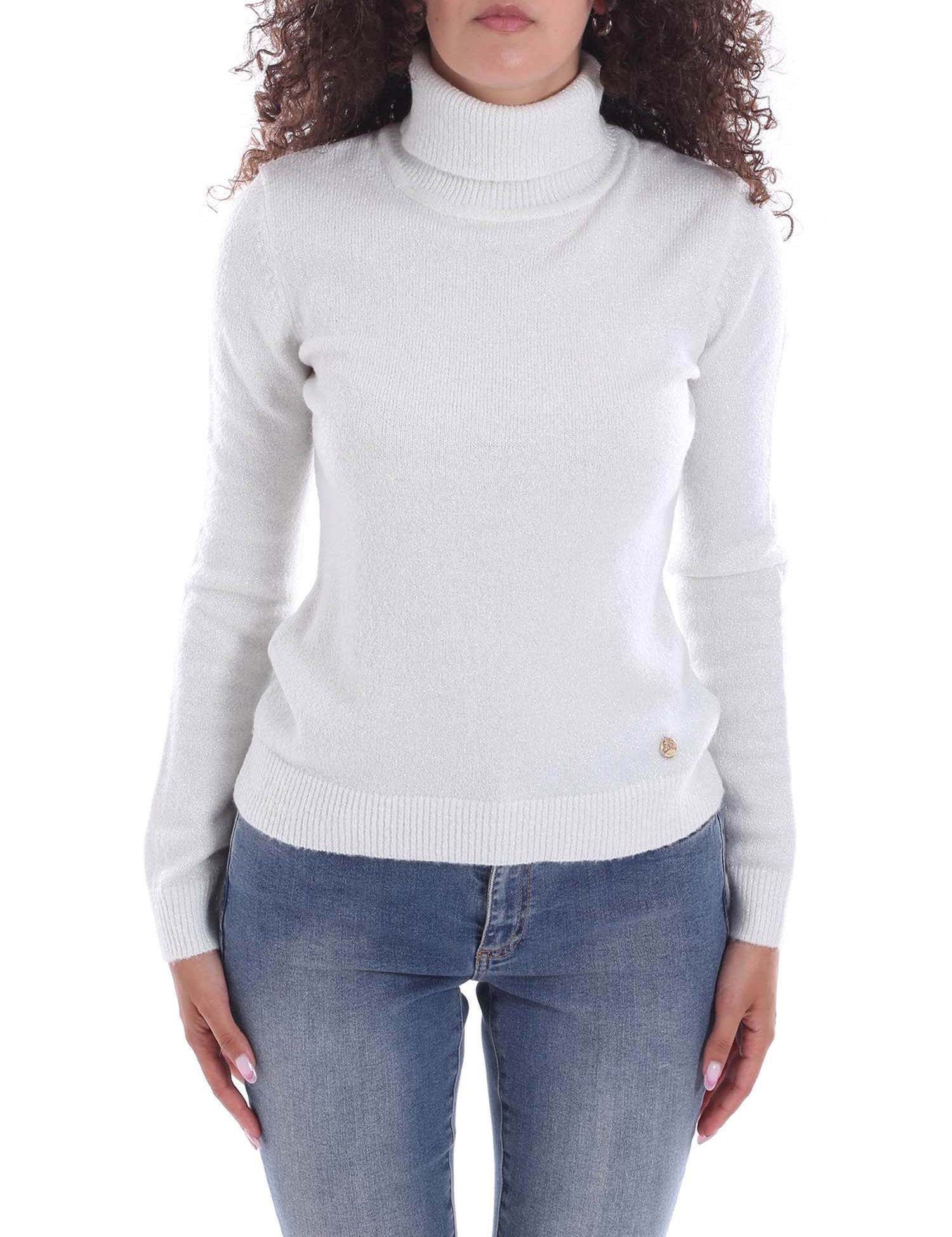 Maglie a collo alto Avorio Yes-zee