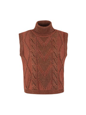 Gilet Marrone Yes-zee