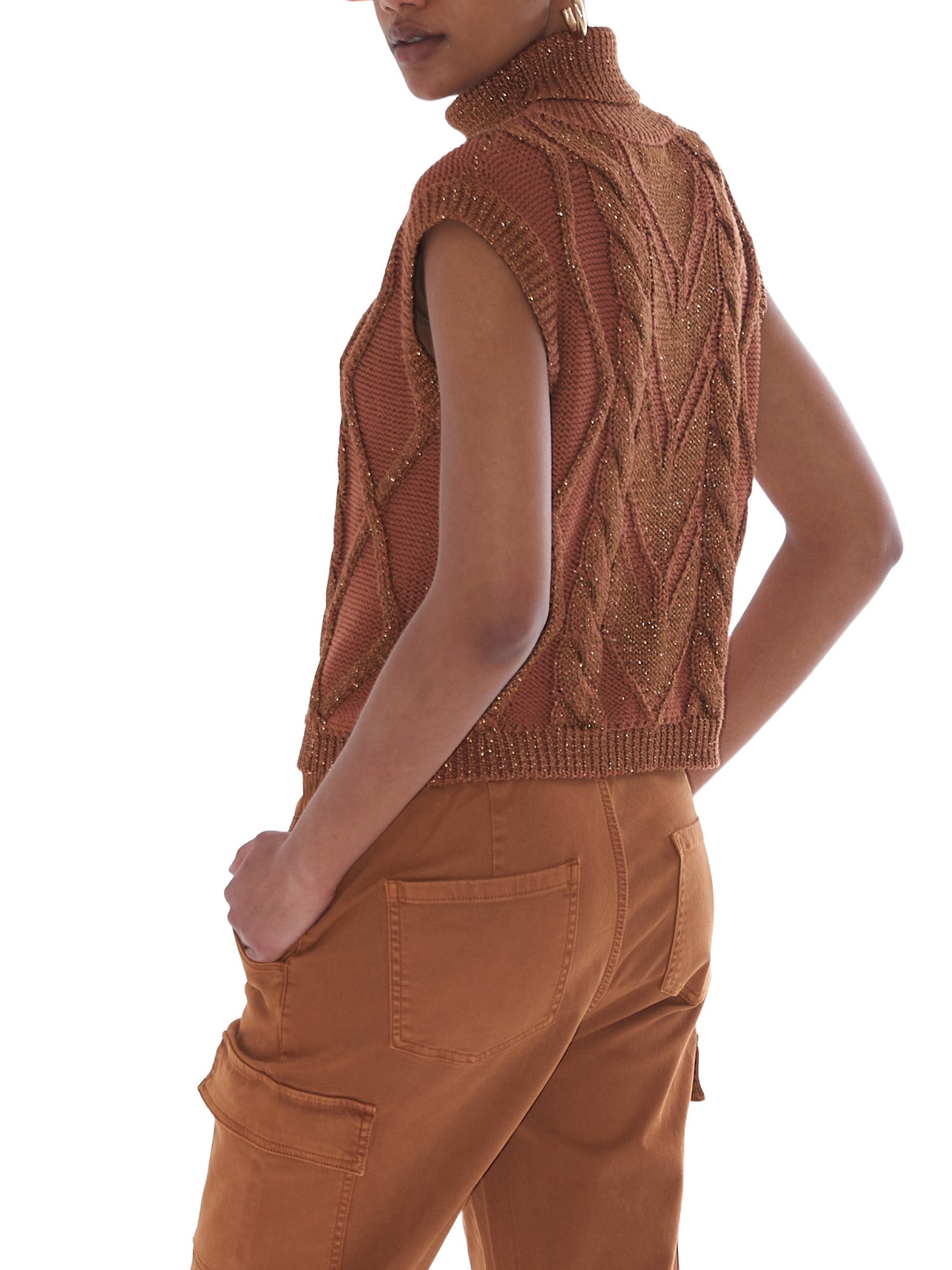 Gilet Marrone Yes-zee