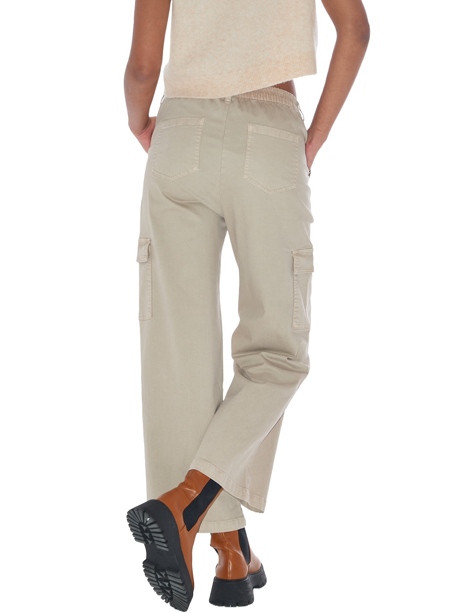 Pantaloni Beige Yes-zee