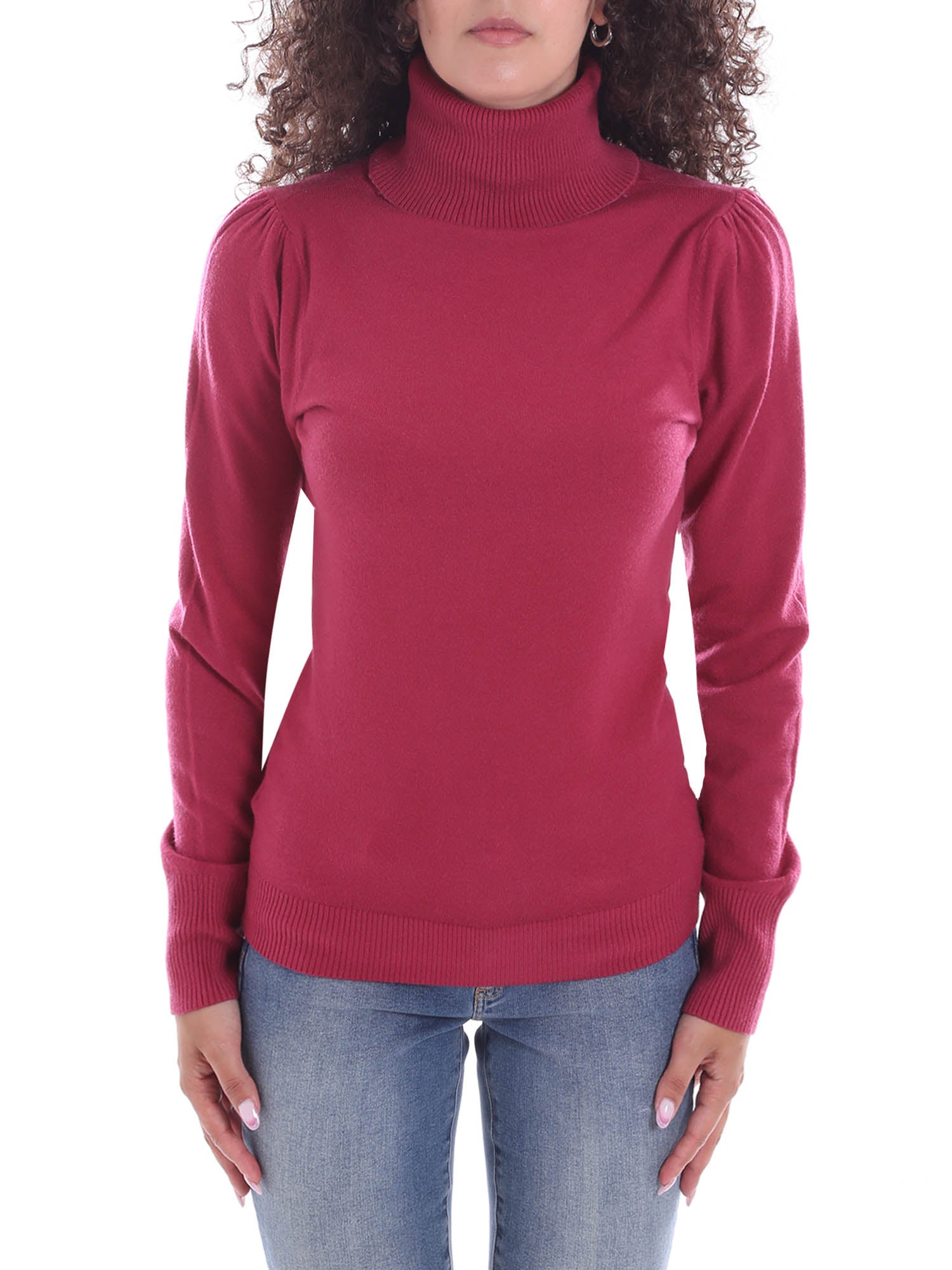 Maglie a collo alto Rosa Yes-zee