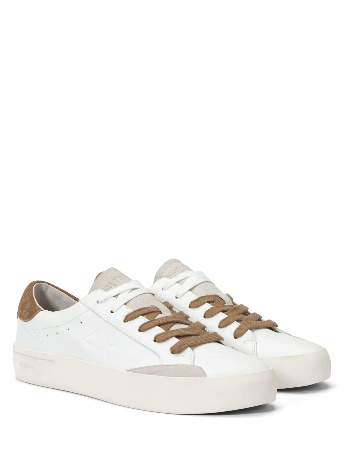 Sneakers Bianco Marrone Sun68