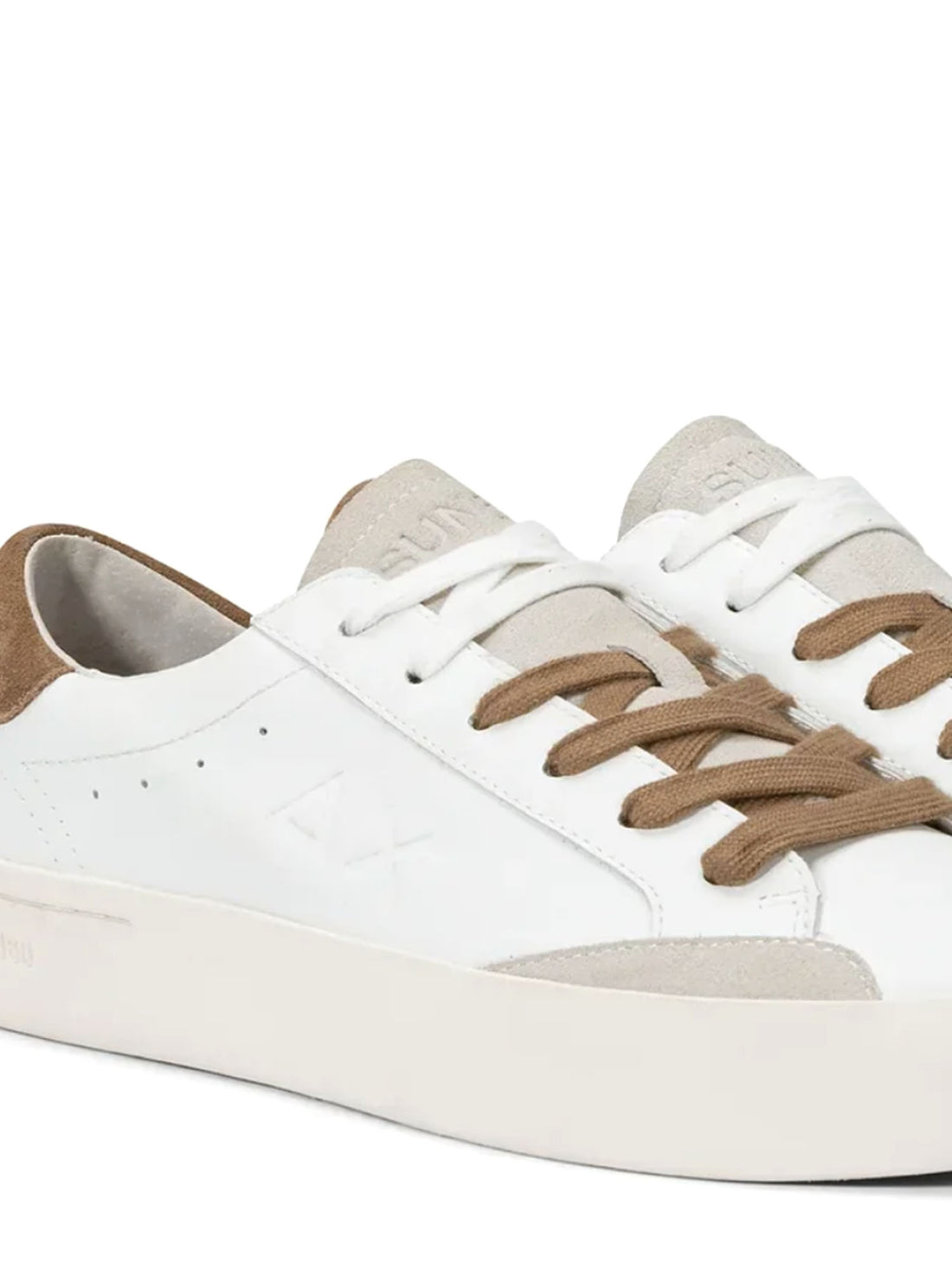 Sneakers Bianco Marrone Sun68