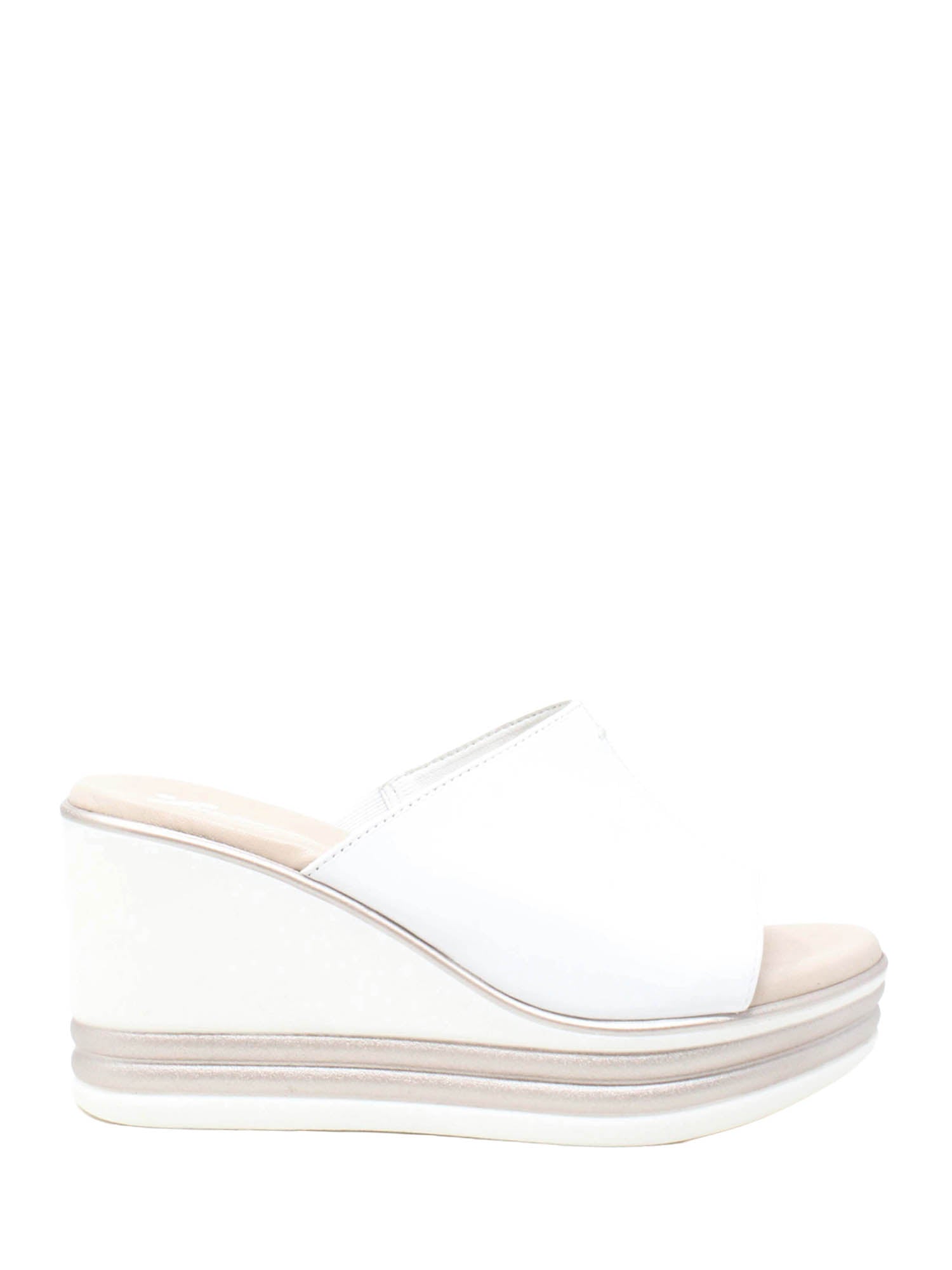 Sandali zeppa Bianco Susimoda