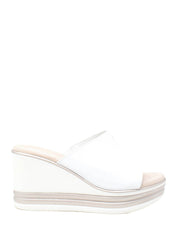 Sandali zeppa Bianco Susimoda