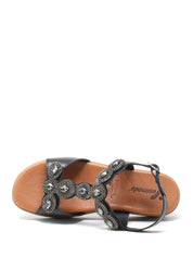 Sandali zeppa Nero Susimoda