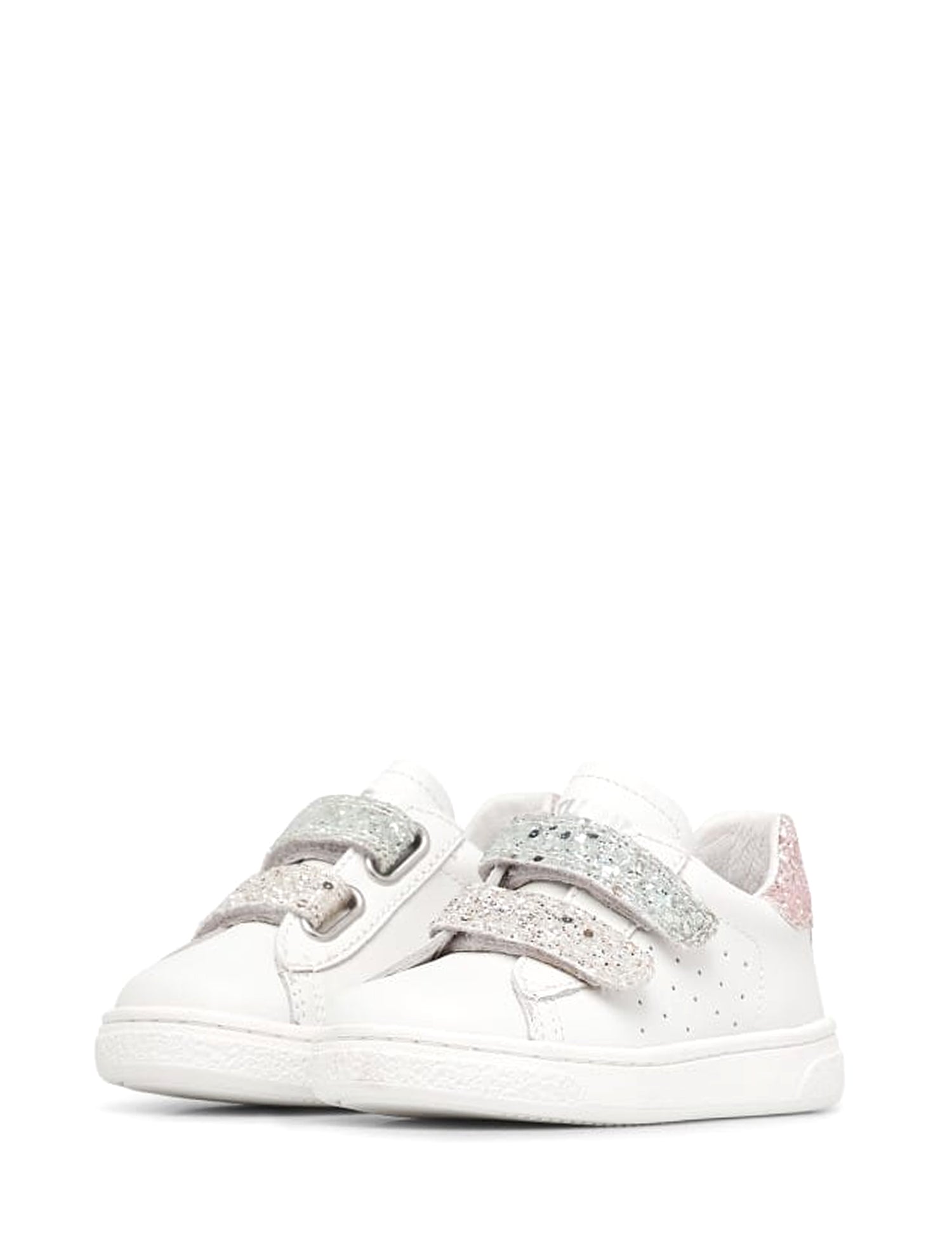 Scarpe con strappi Bianco Argento Naturino