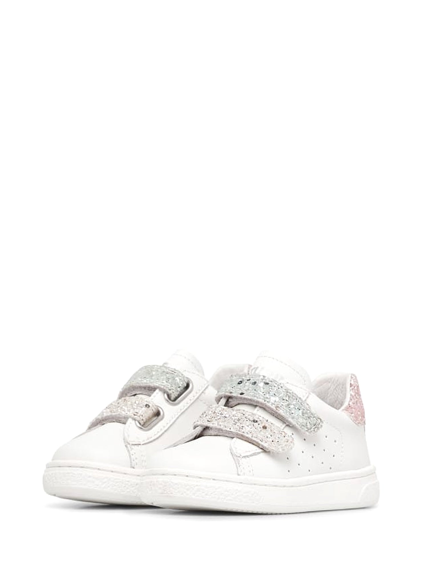 Scarpe con strappi Bianco Argento Naturino