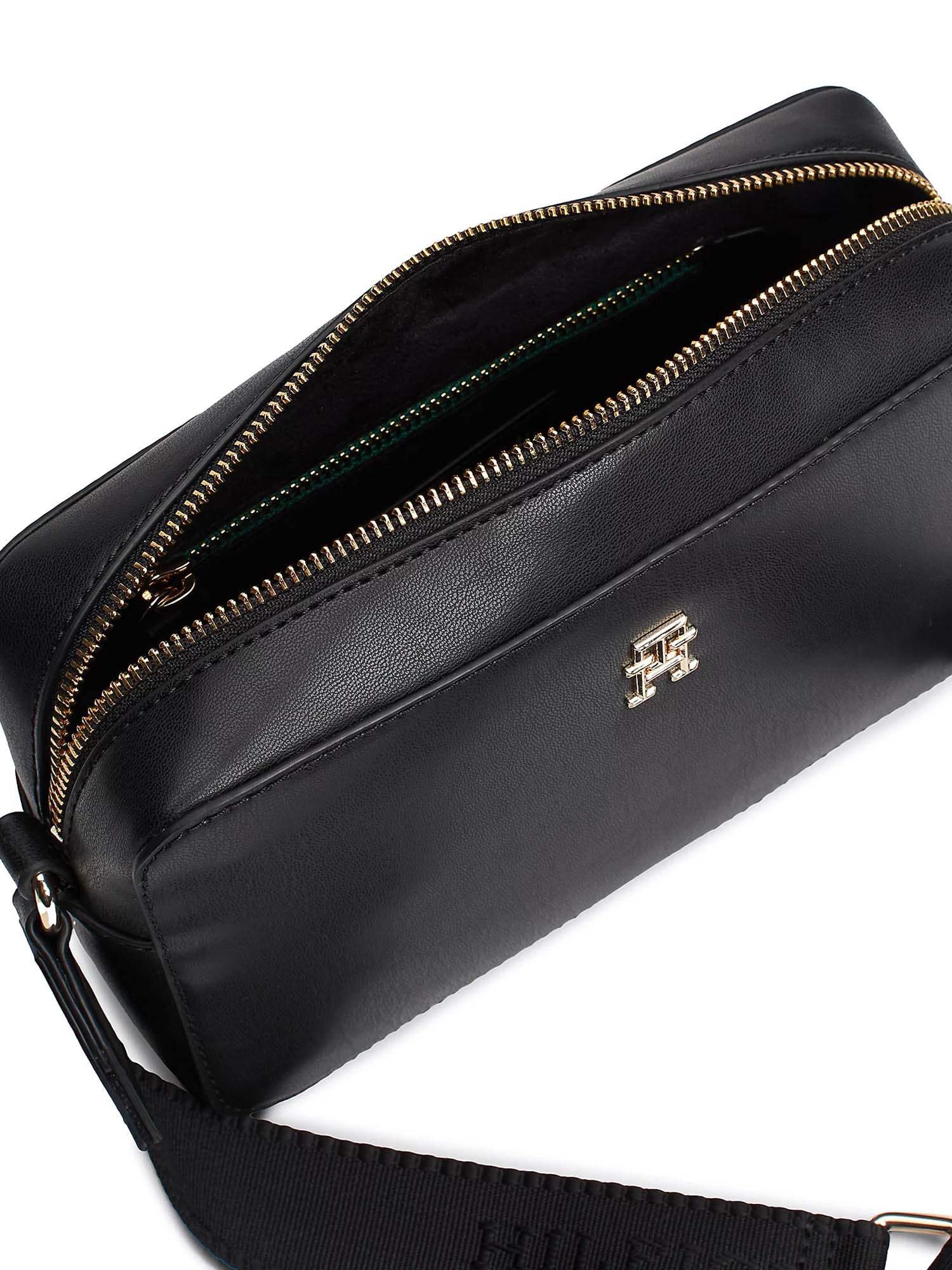 Tracolla Nero Tommy Hilfiger