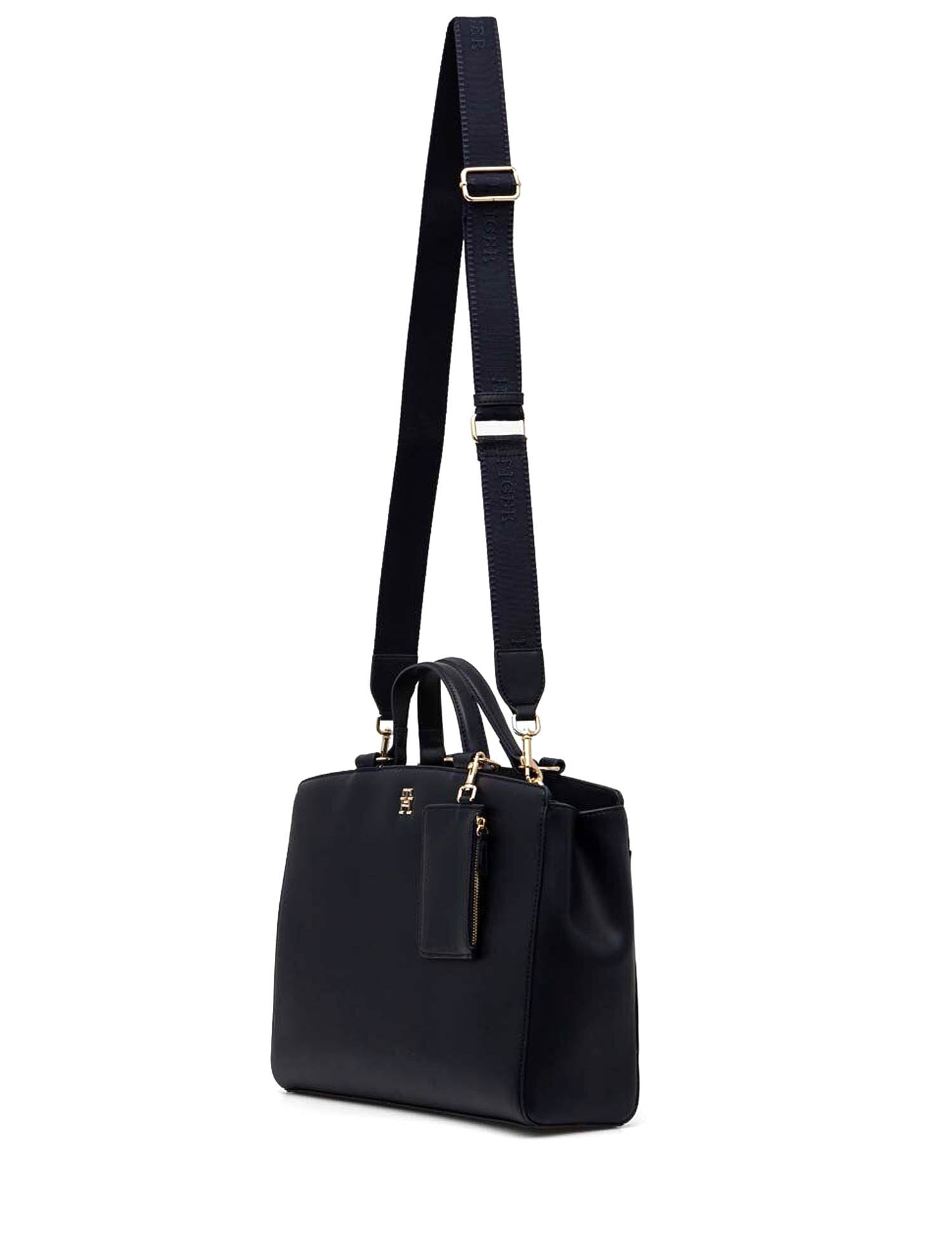 Borse a mano Blu Tommy Hilfiger