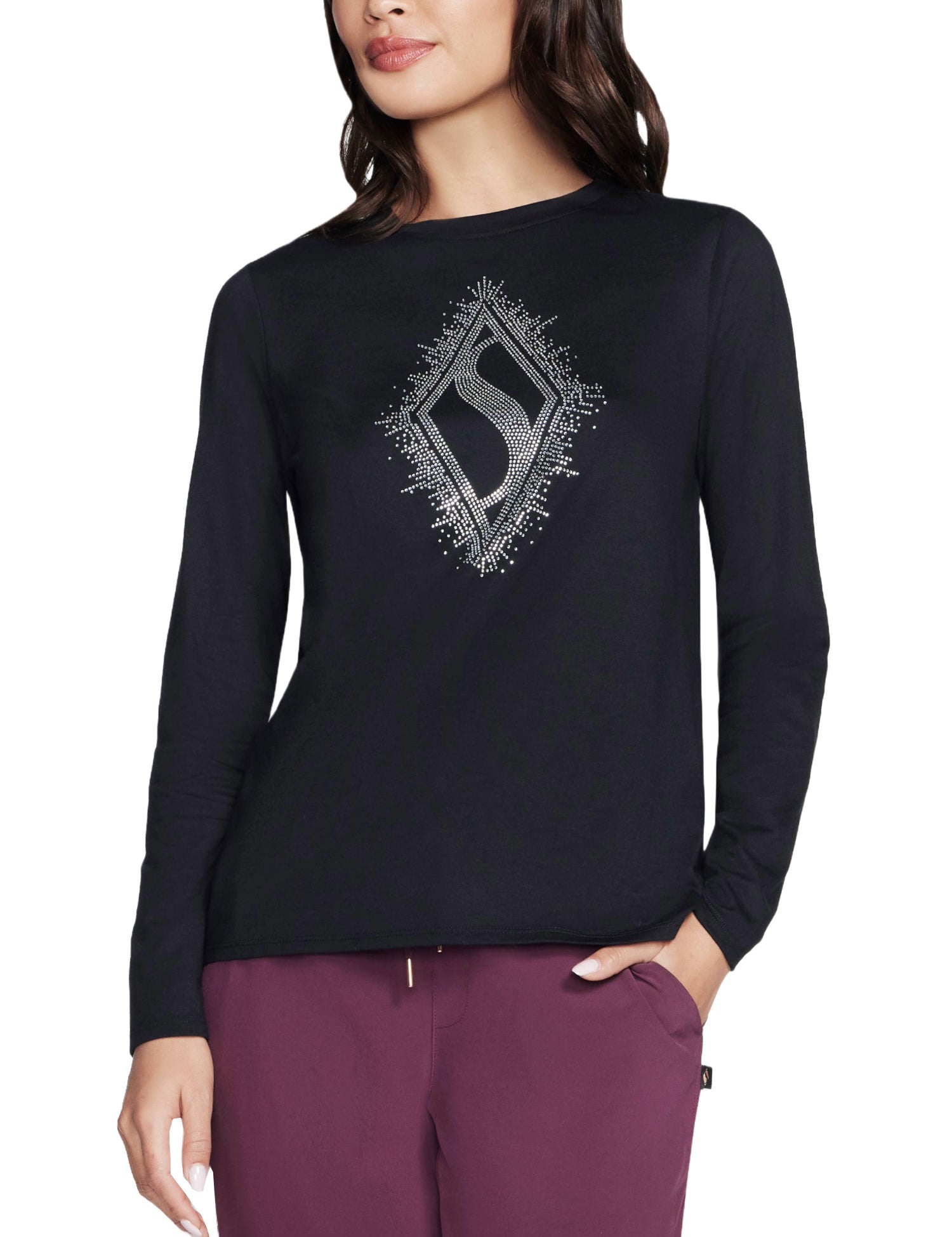 T-shirt Nero Skechers