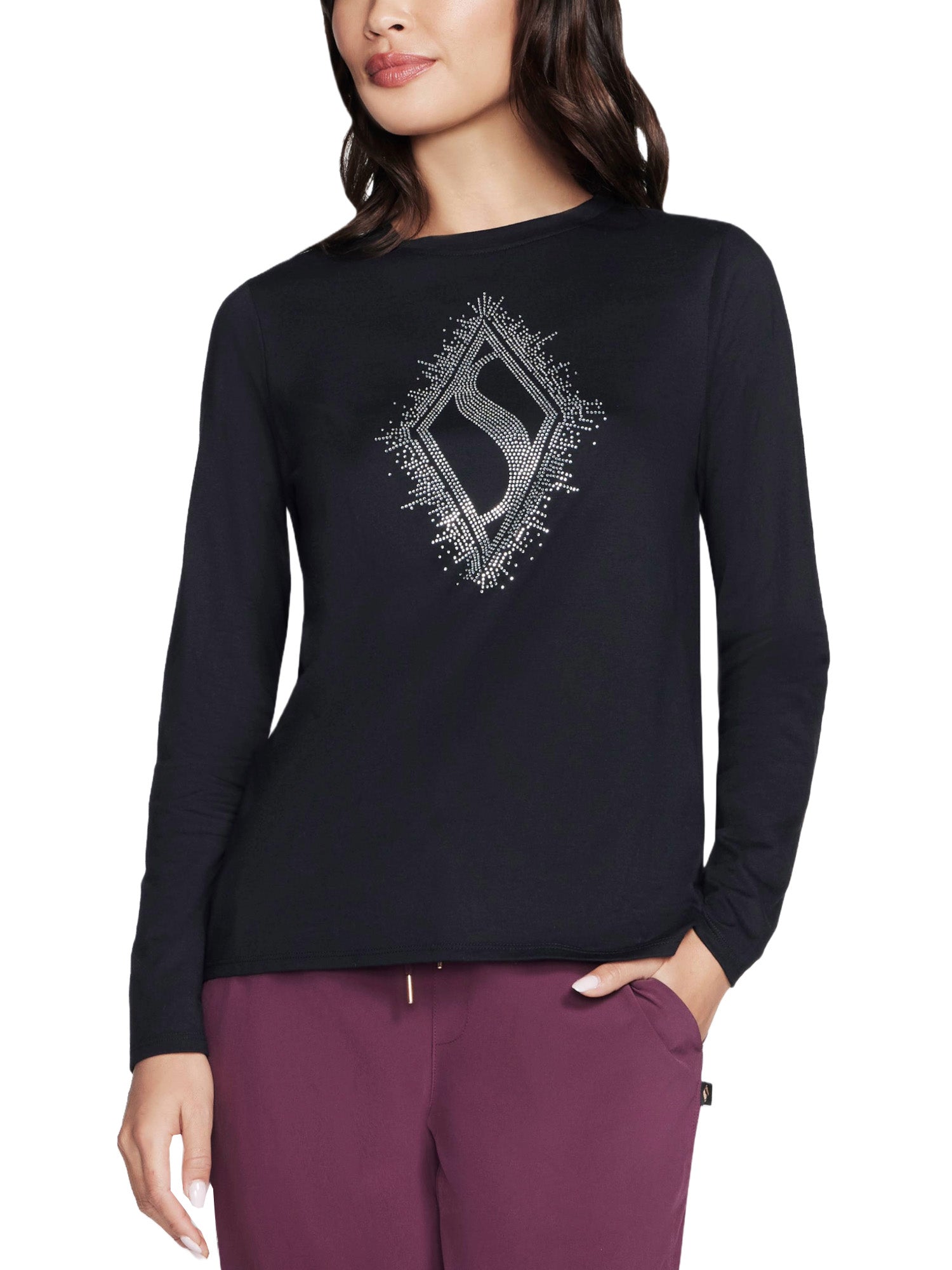 T-shirt Nero Skechers