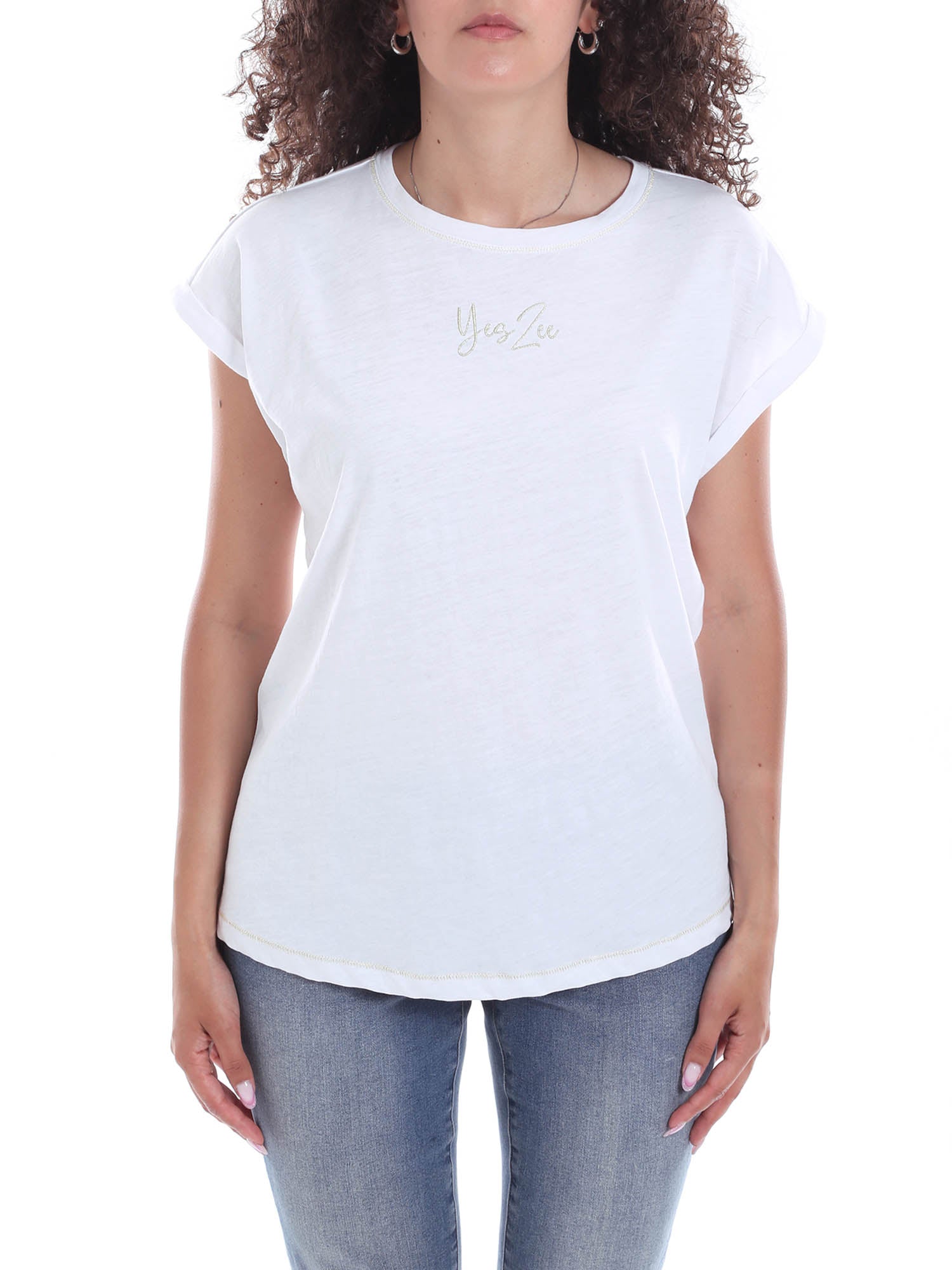 T-shirt Bianco Yes-zee