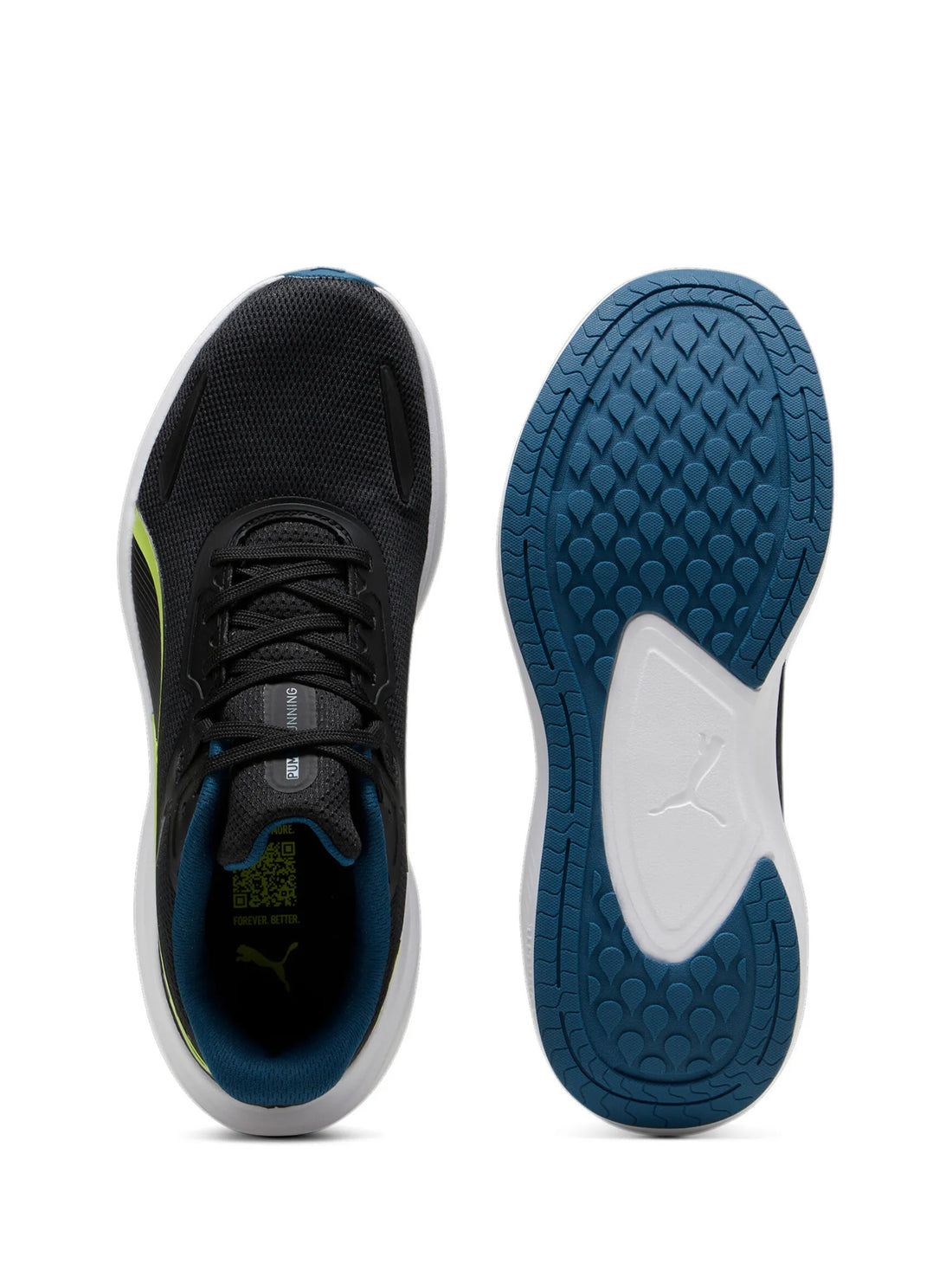 Scarpe da ginnastica Nero Verde Puma