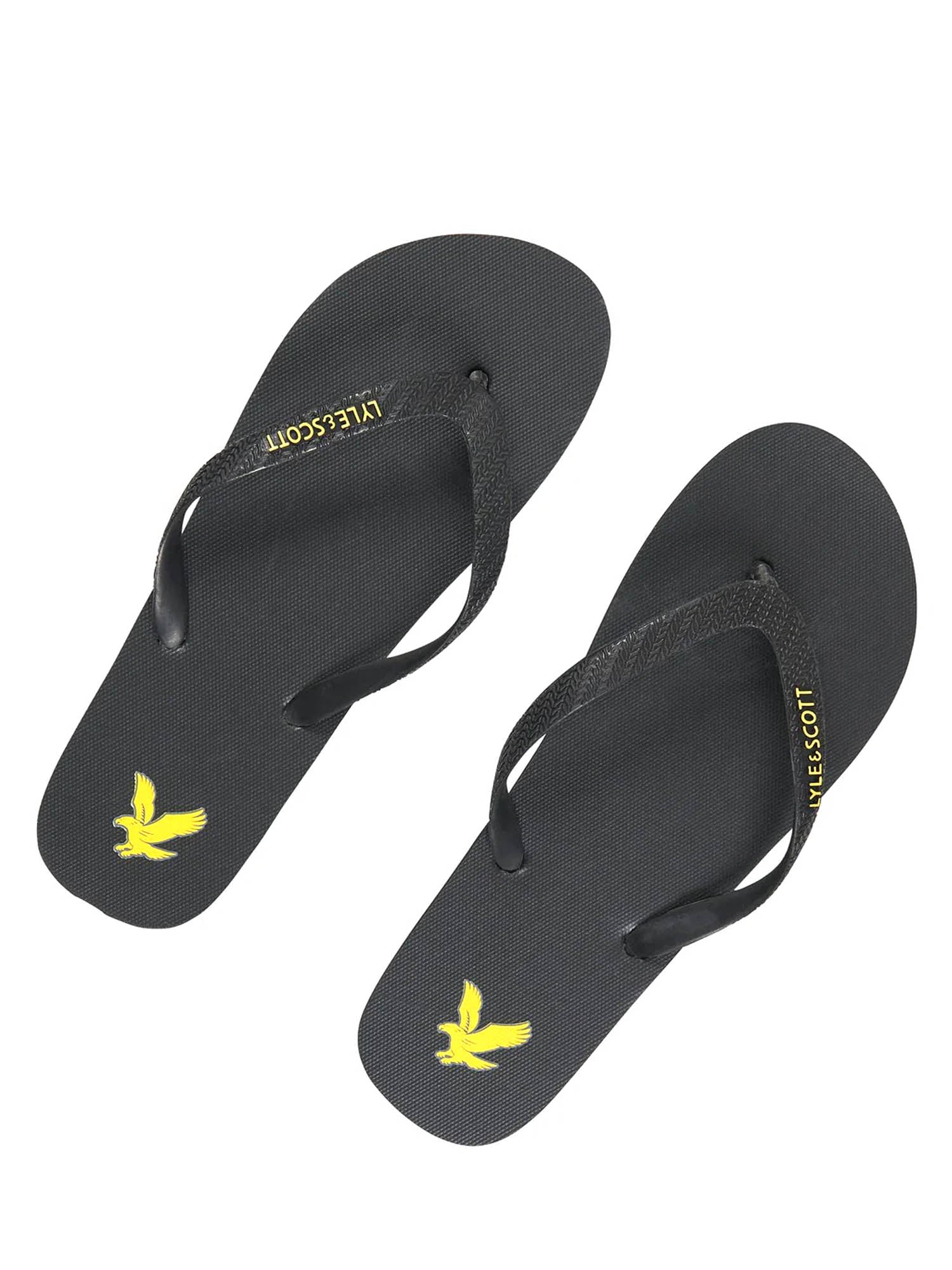 Infradito Nero Lyle & Scott