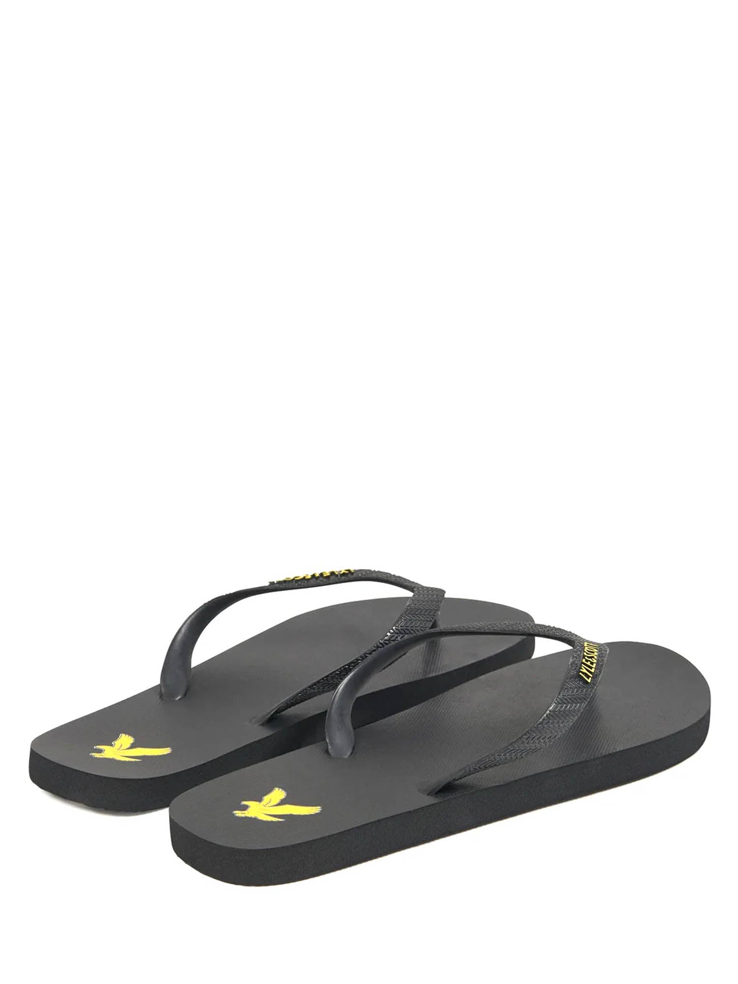 Infradito Nero Lyle & Scott