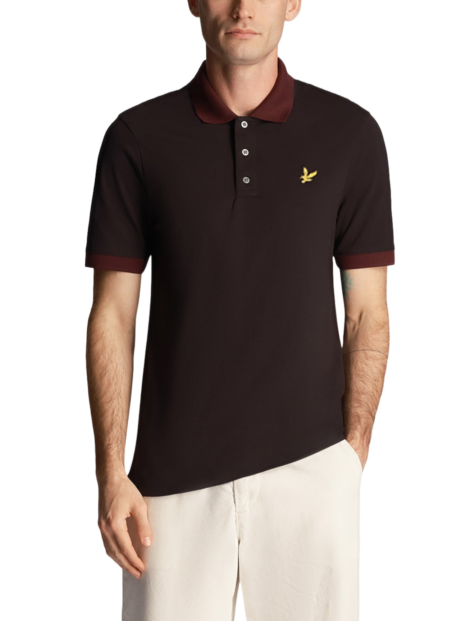 Polo Nero Lyle & Scott