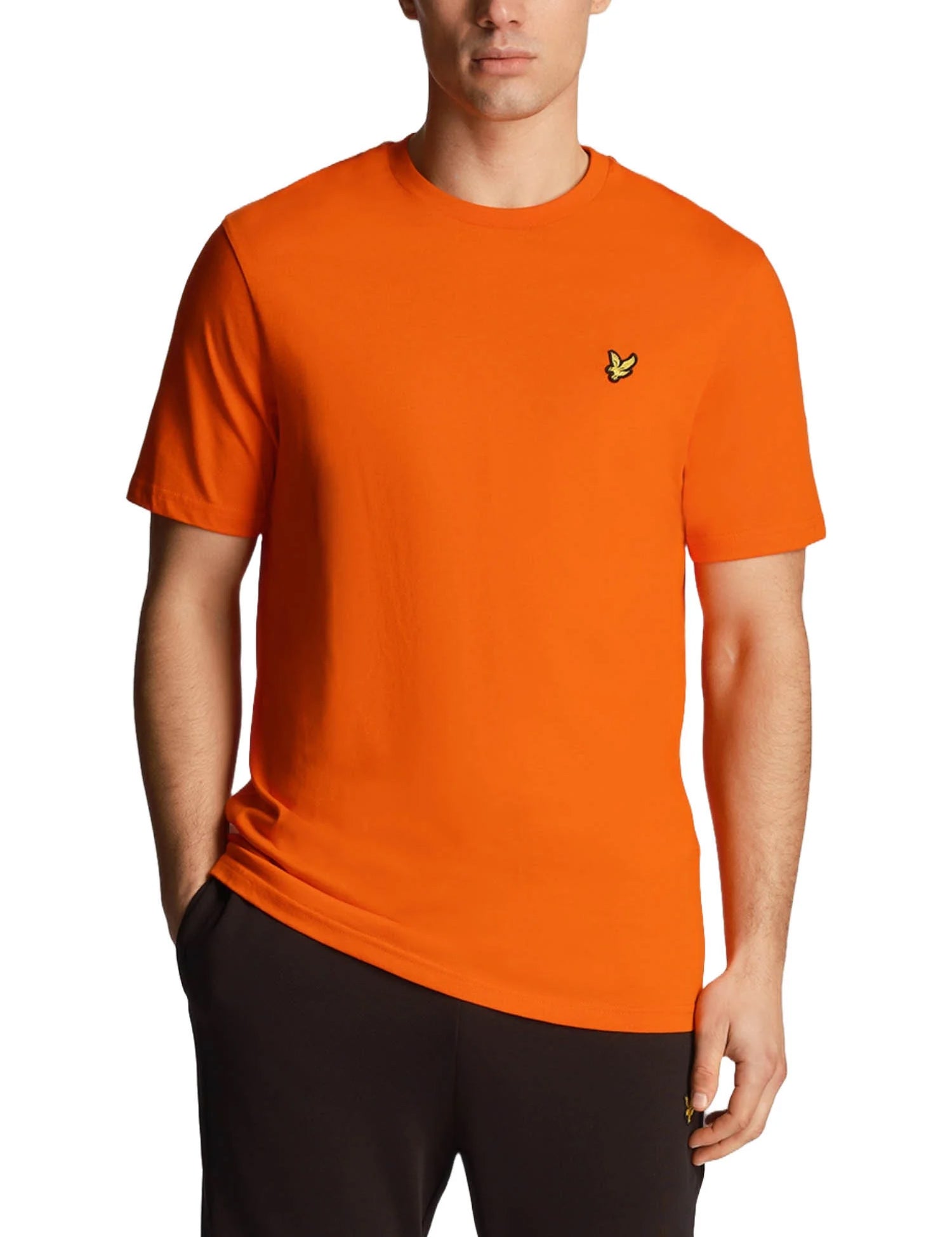 T-shirt Arancio Scuro Lyle & Scott