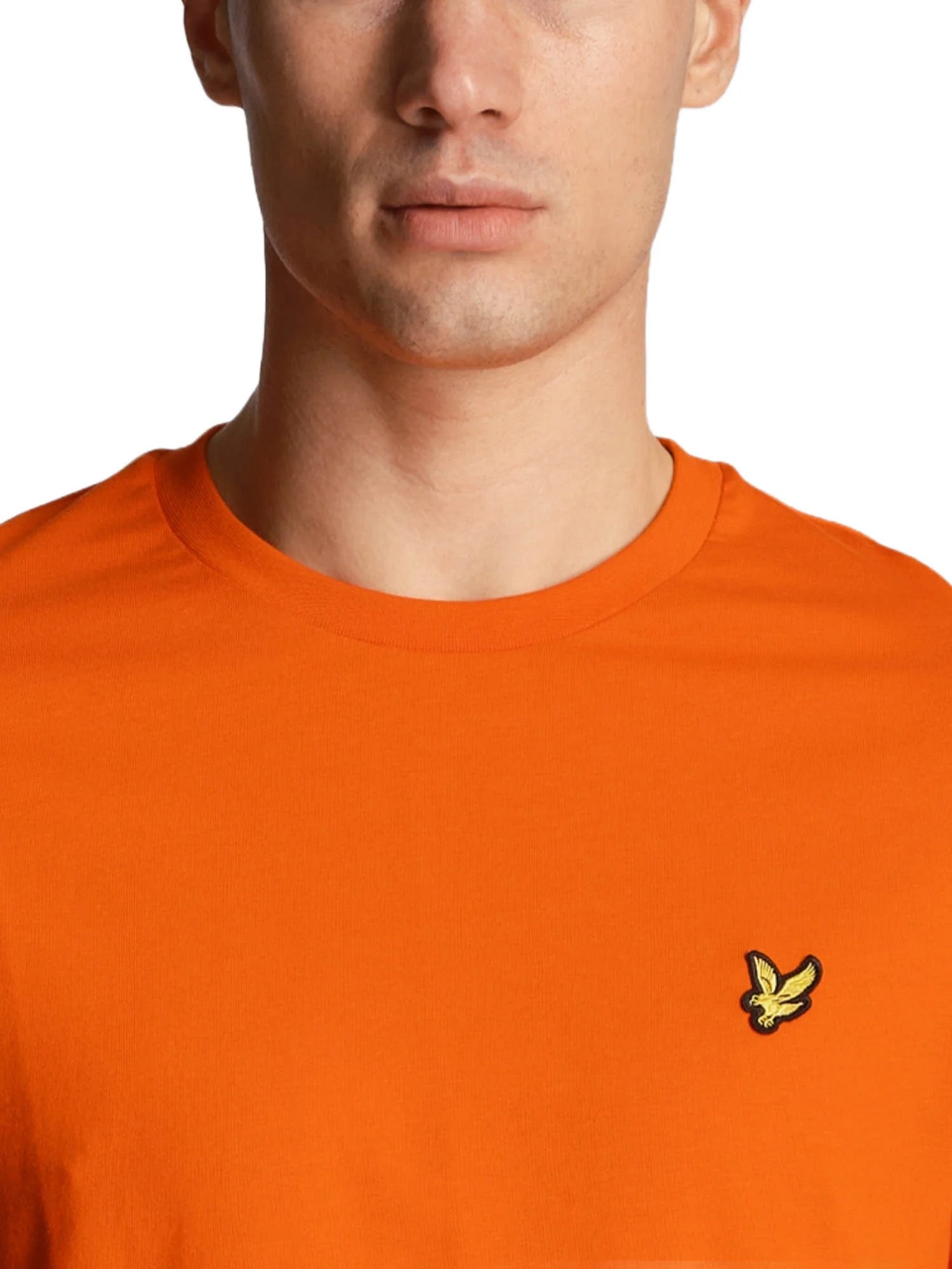 T-shirt Arancio Scuro Lyle & Scott