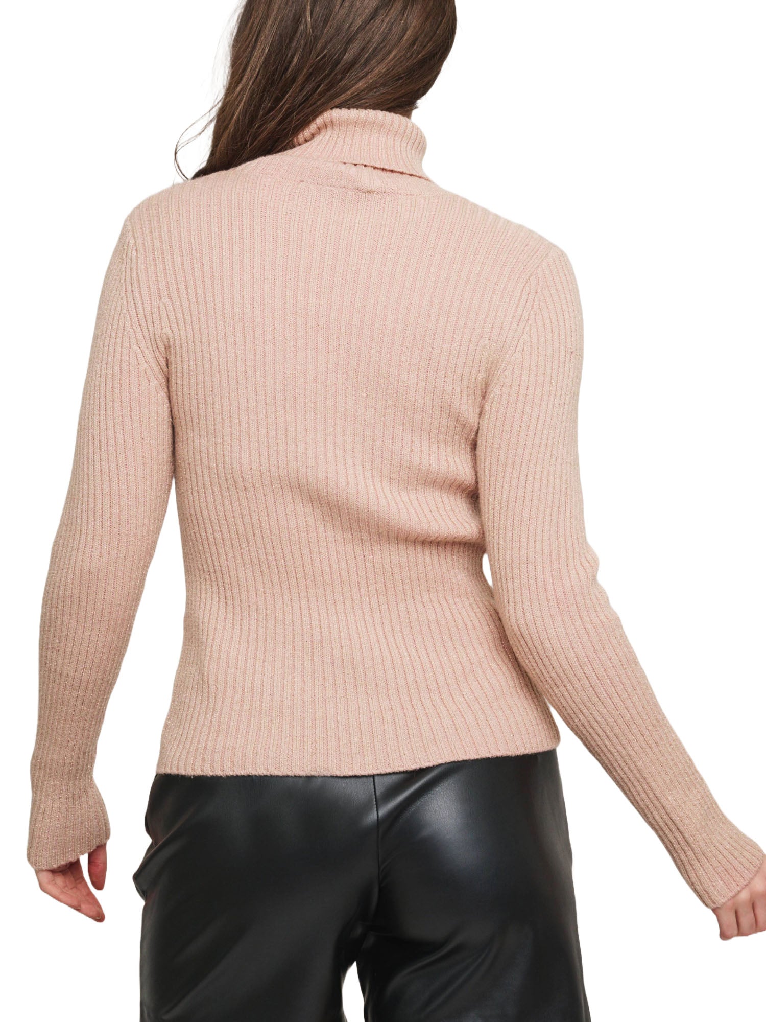 Maglie a collo alto Beige Rino&pelle