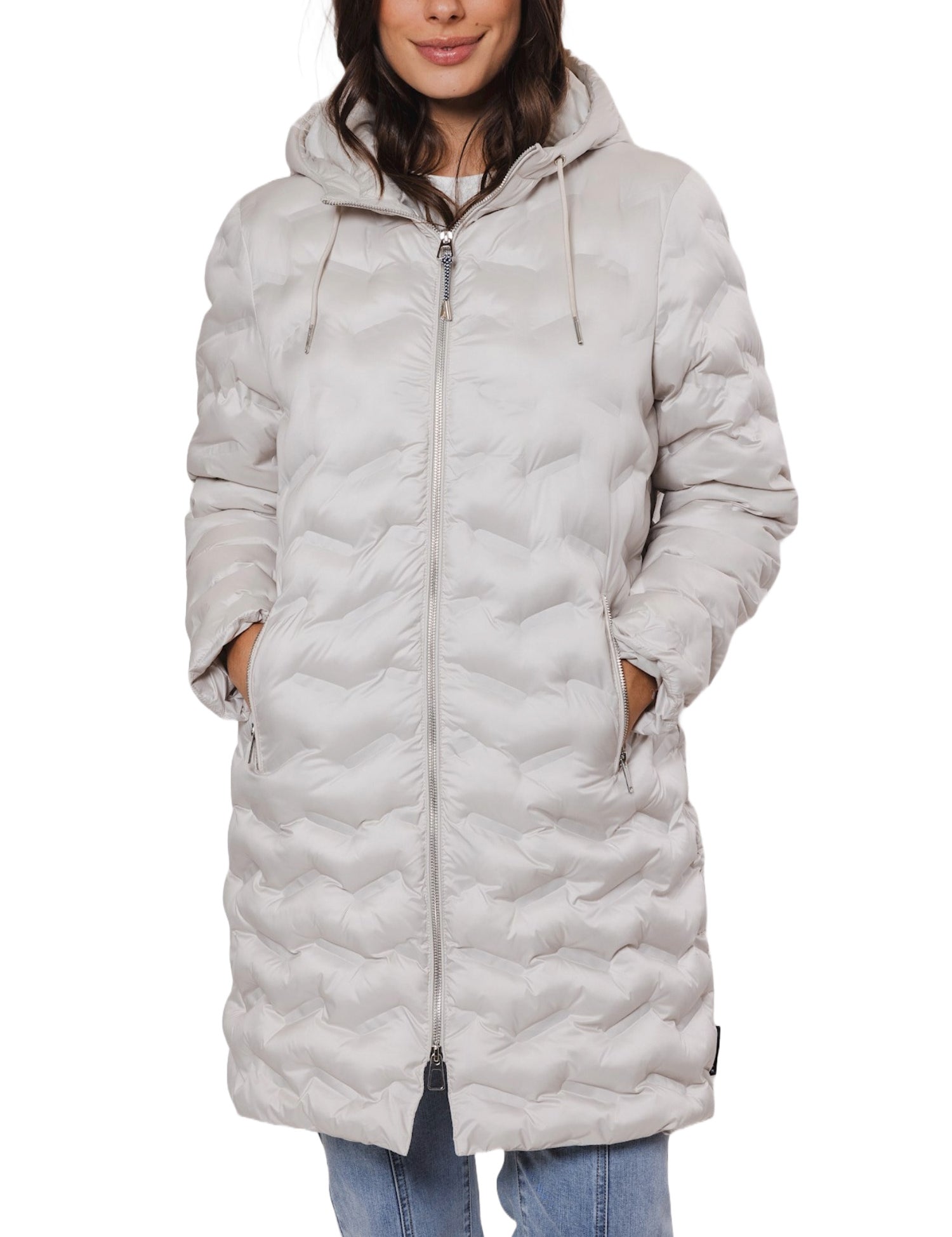 Piumini Grigio Rino&pelle