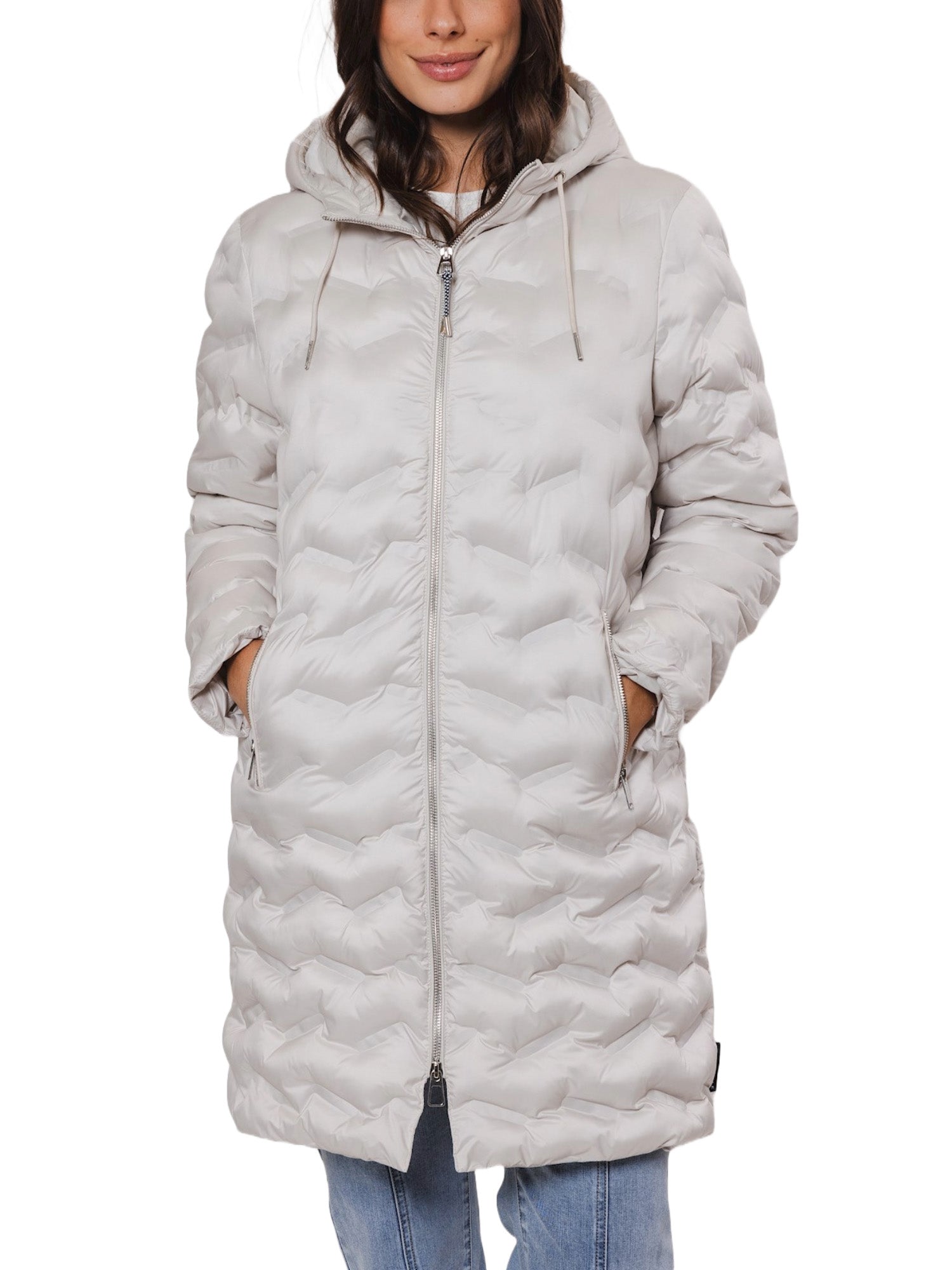 Piumini Grigio Rino&pelle