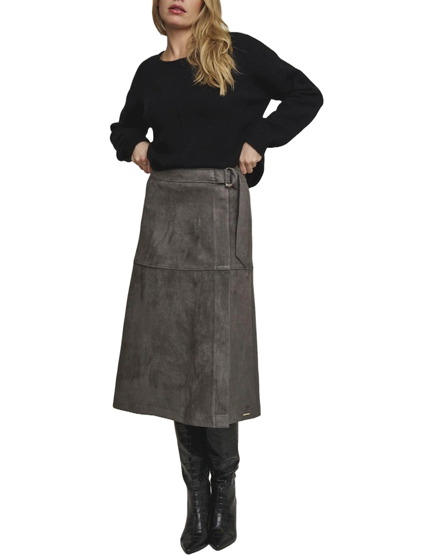 Gonne Grigio Rino&pelle