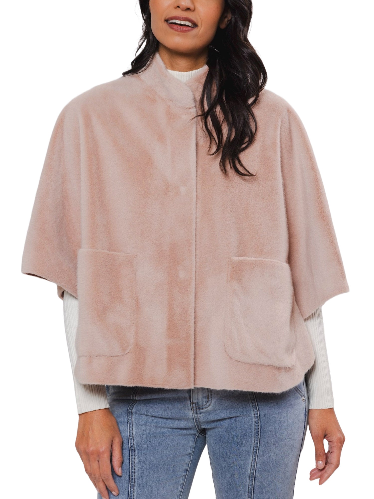 Mantelle Rosa Rino&pelle