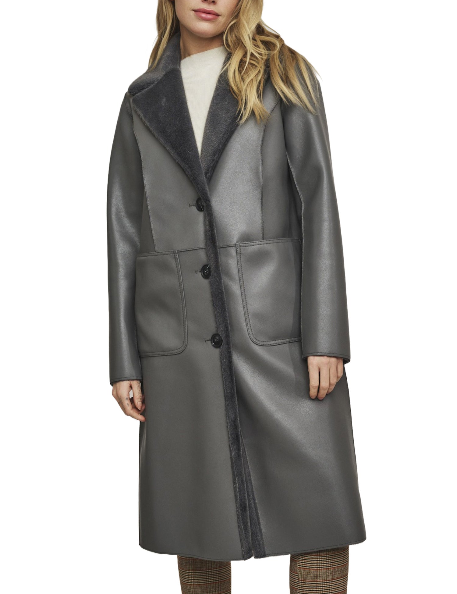 Cappotti Grigio Rino&pelle