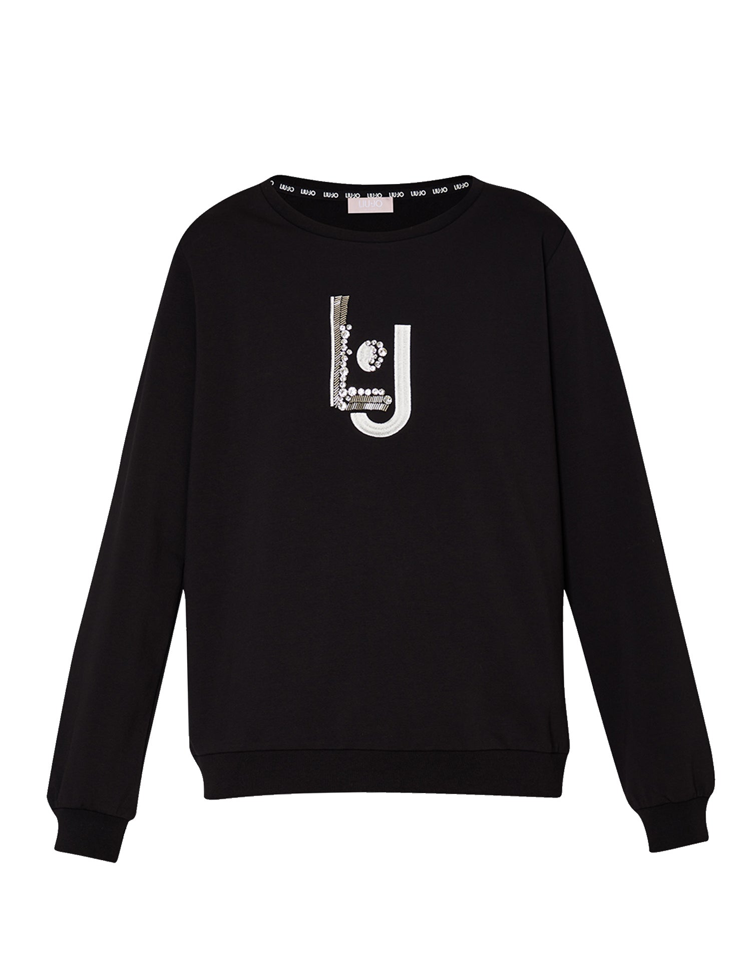 Felpe Nero Argento Liu-jo