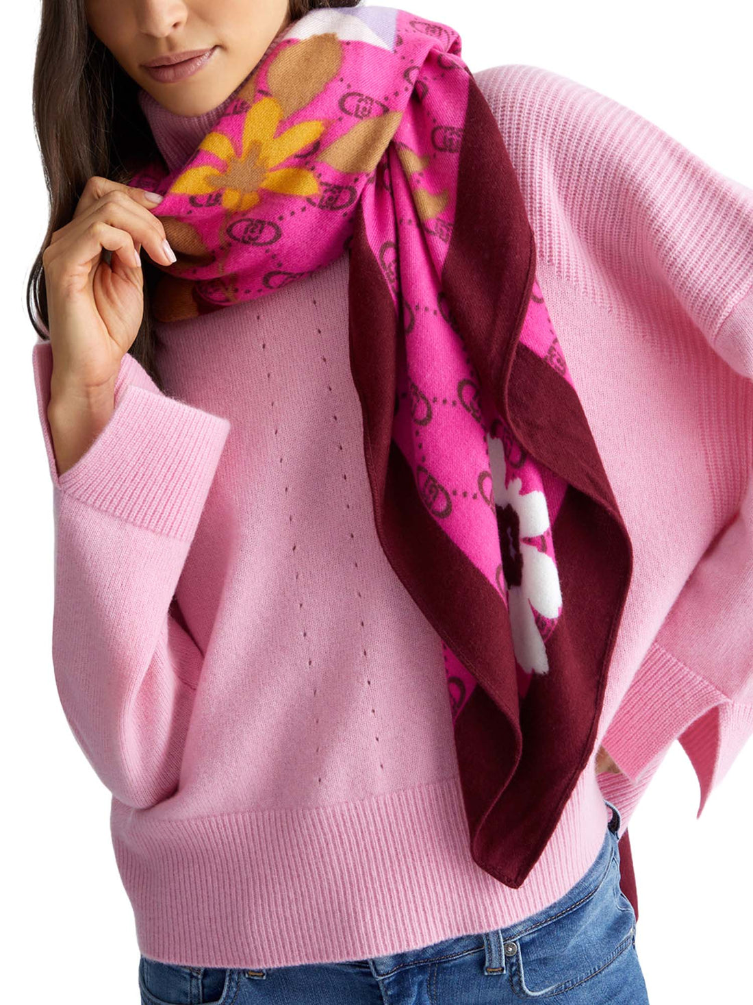 Foulard Rosa. Liu-jo