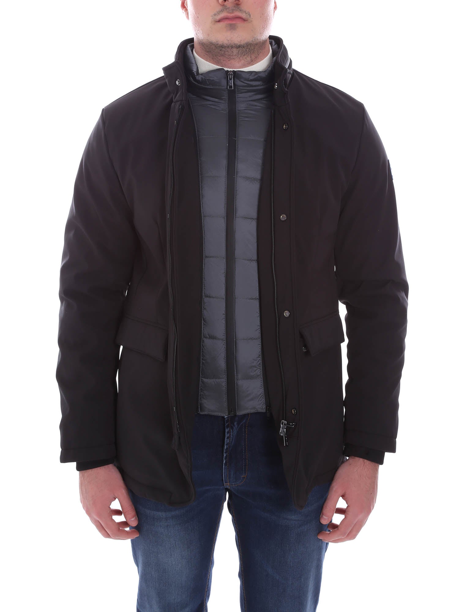 Cappotti Nero Navigare