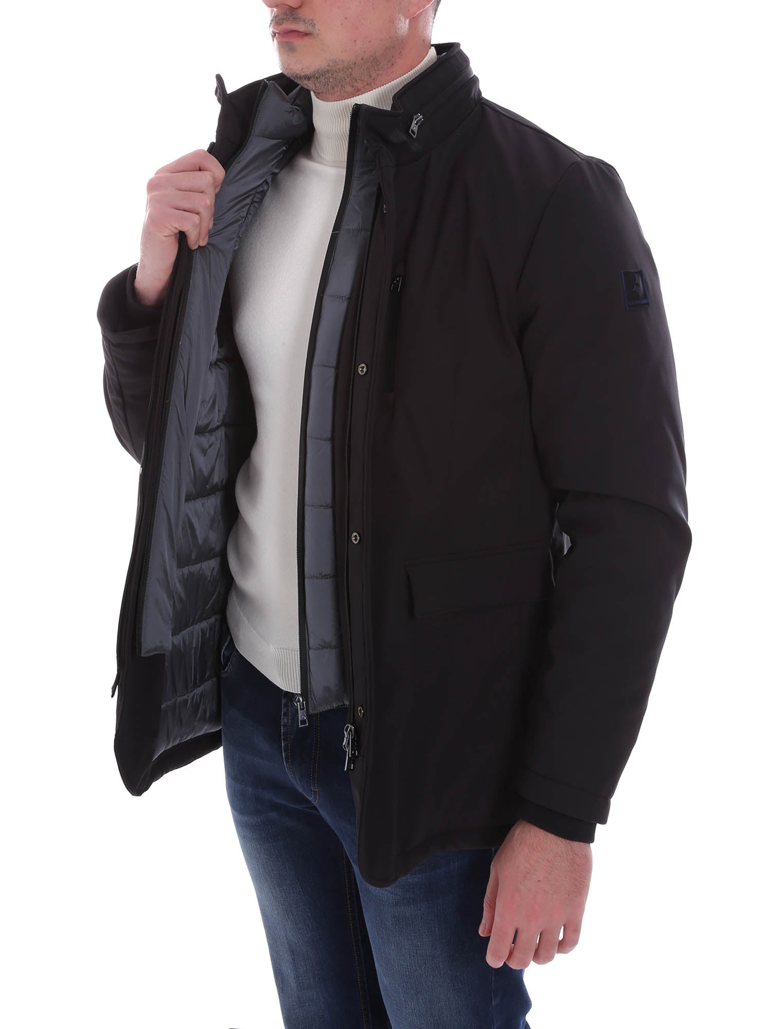 Cappotti Nero Navigare