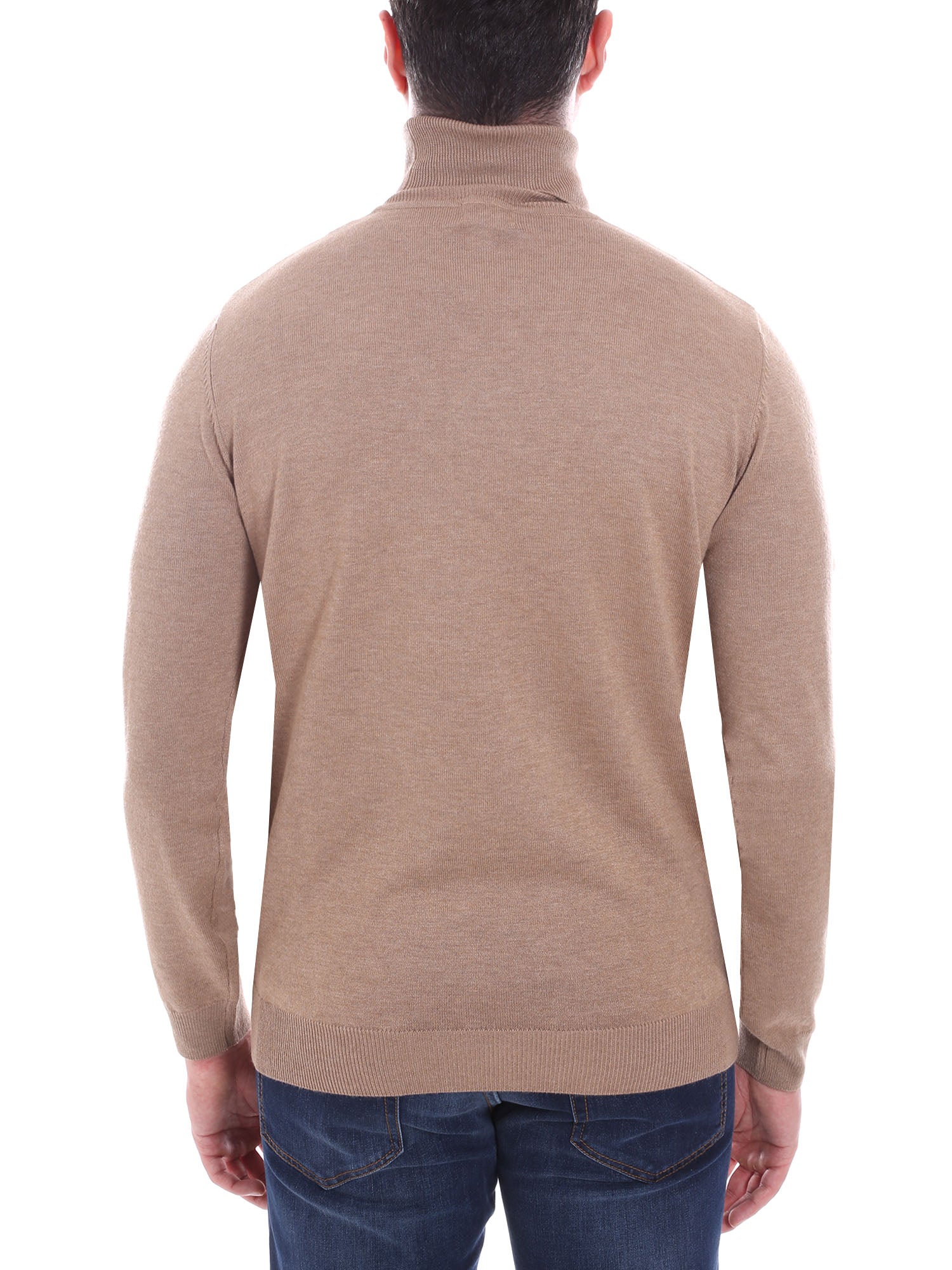 Maglie a collo alto Beige Sseinse
