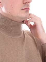 Maglie a collo alto Beige Sseinse