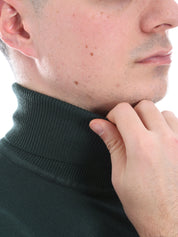 Maglie a collo alto Verde Sseinse