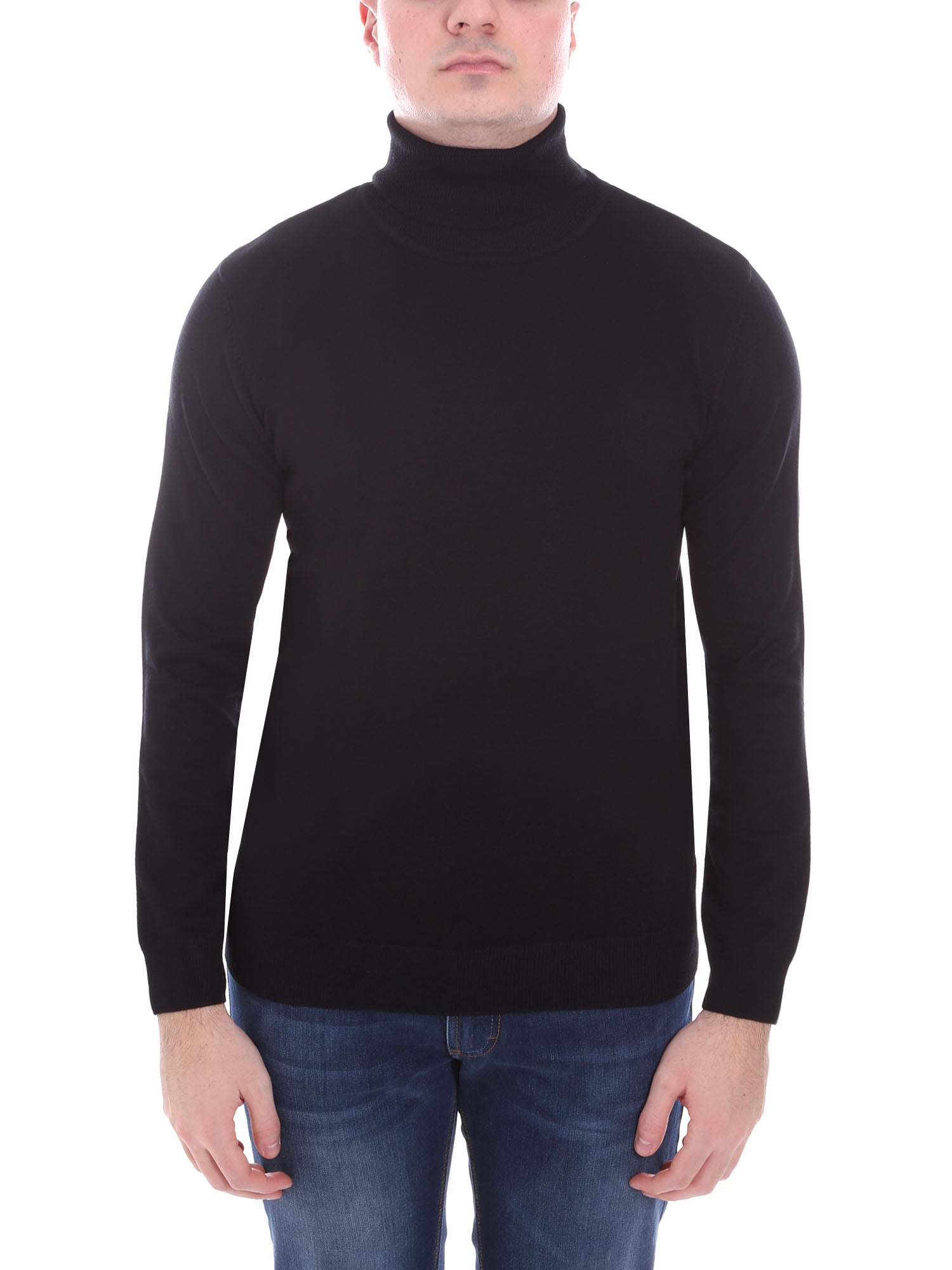 Maglie a collo alto Nero Sseinse