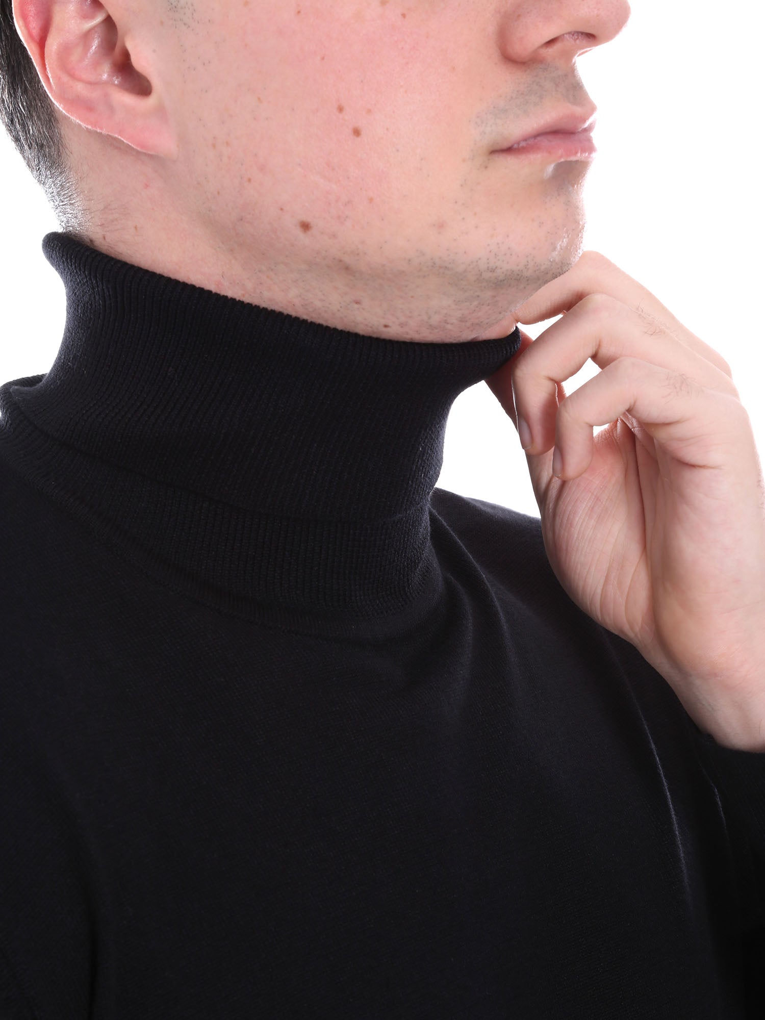 Maglie a collo alto Nero Sseinse