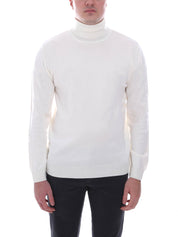 Maglie a collo alto Avorio Sseinse