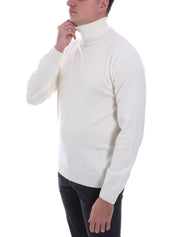 Maglie a collo alto Avorio Sseinse