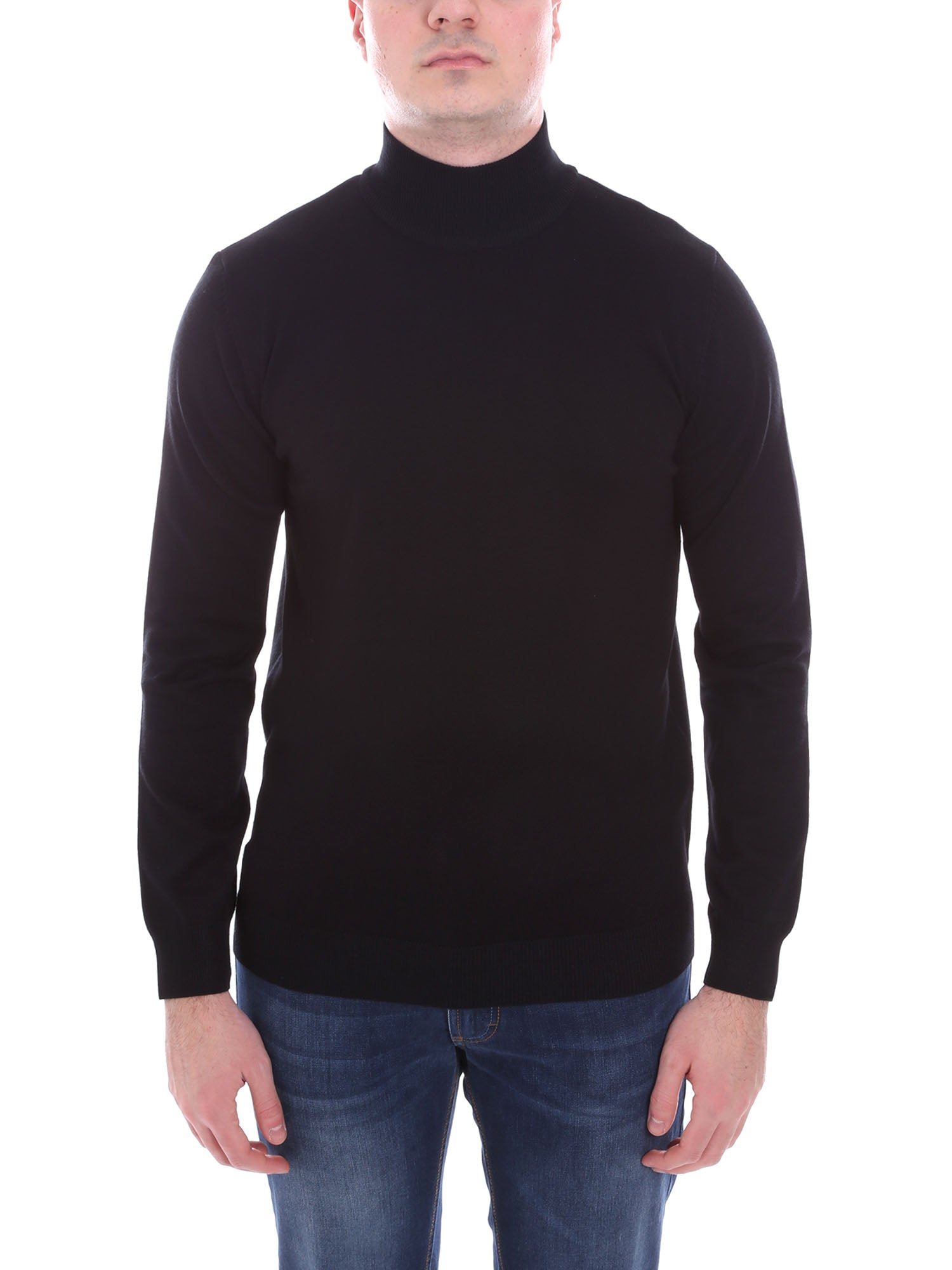 Maglie a collo alto Nero Sseinse