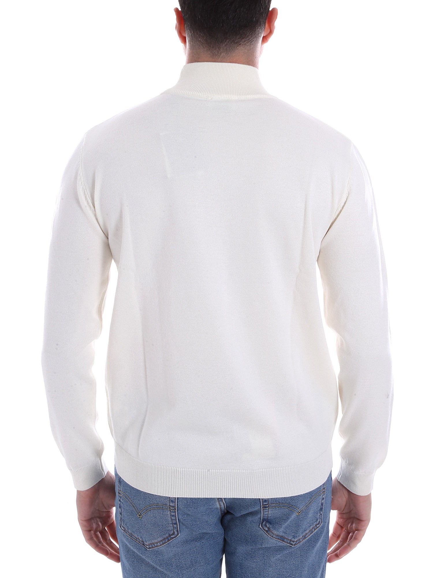 Maglie a collo alto Avorio Sseinse