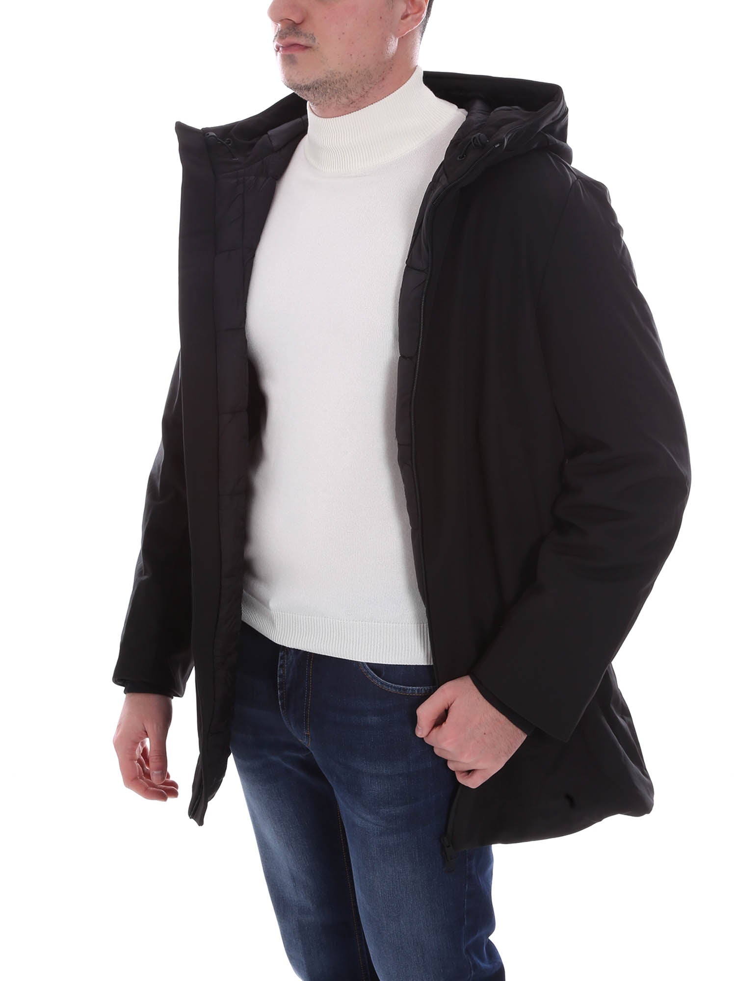 Piumini Nero Borgoni Milano