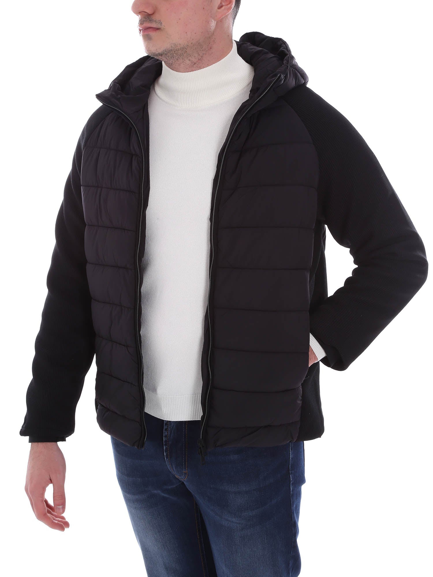 Piumini Nero Borgoni Milano