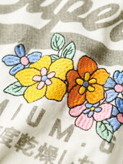 T-shirt Avorio Superdry