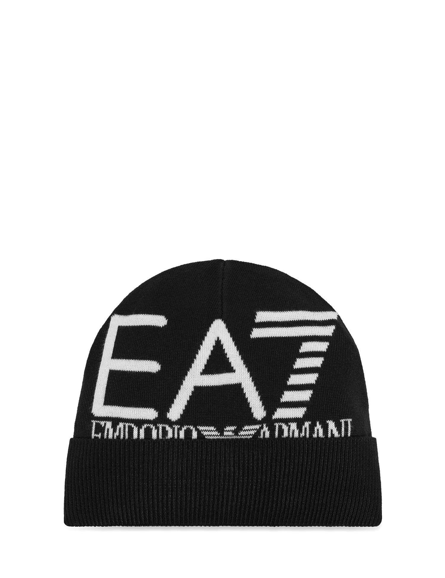 Cappelli Nero Bianco Ea7 Emporio Armani