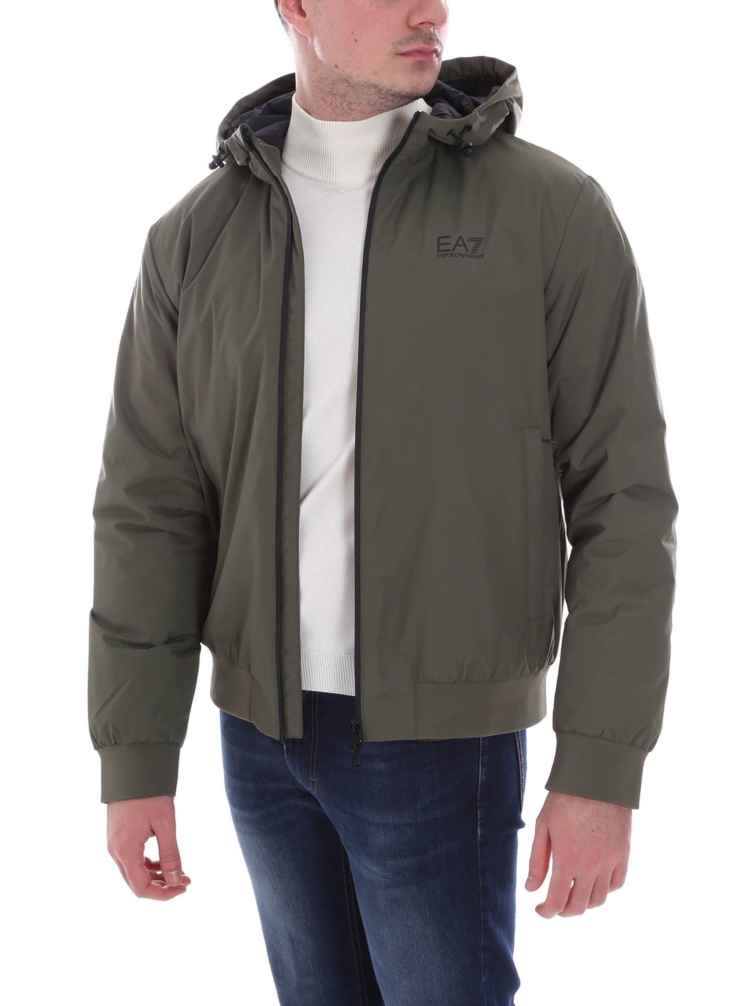 Piumini Verde Ea7 Emporio Armani