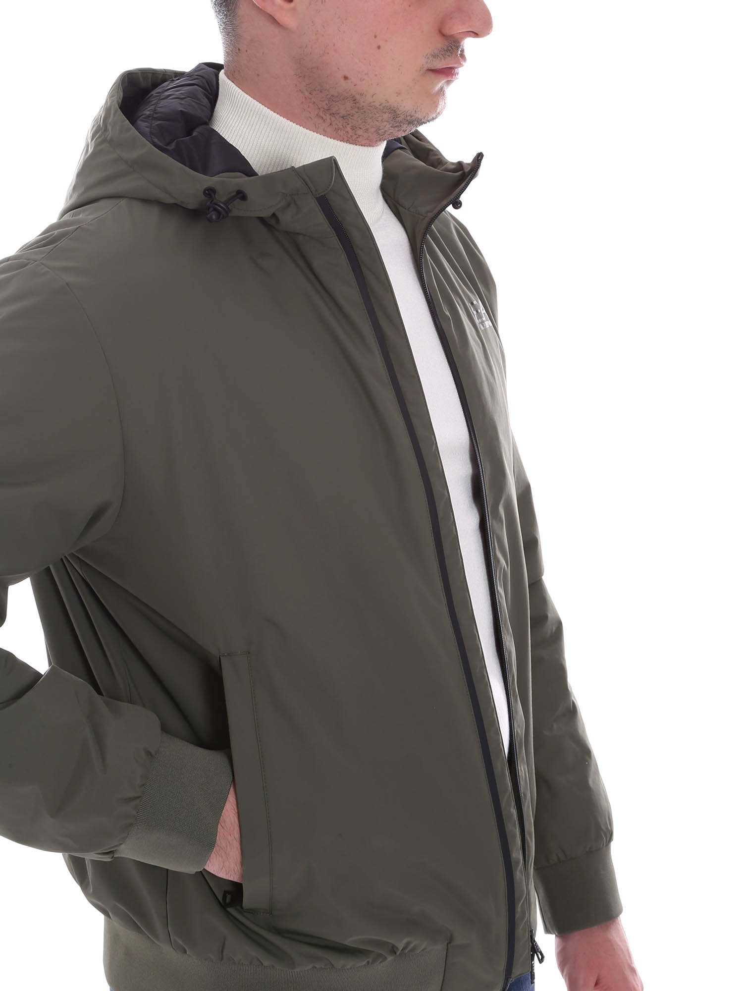 Piumini Verde Ea7 Emporio Armani